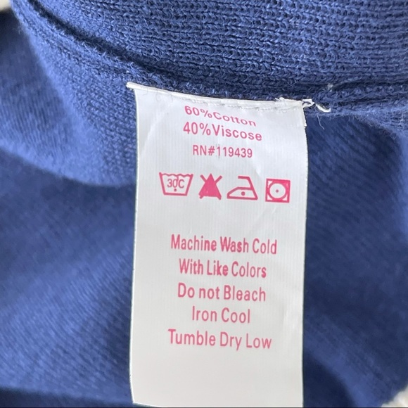 NWT Julie Brown NYC White/Navy Short Sleeve Top - Picture 12 of 12